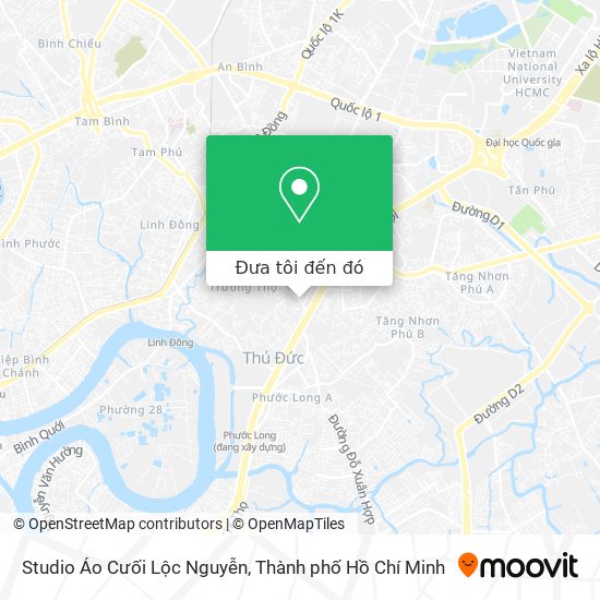 Bản đồ Studio Áo Cưối Lộc Nguyễn