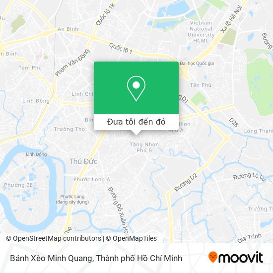 Bản đồ Bánh Xèo Minh Quang