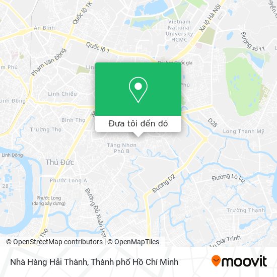Bản đồ Nhà Hàng Hải Thành