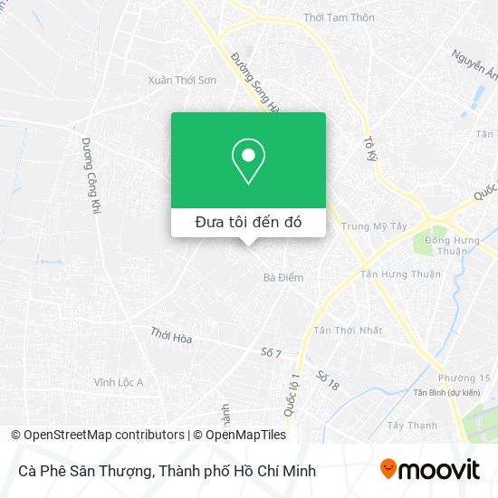 Bản đồ Cà Phê Sân Thượng
