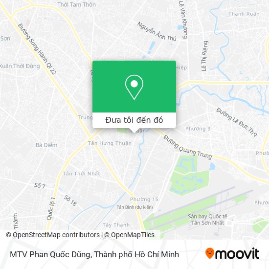 Bản đồ MTV Phan Quốc Dũng