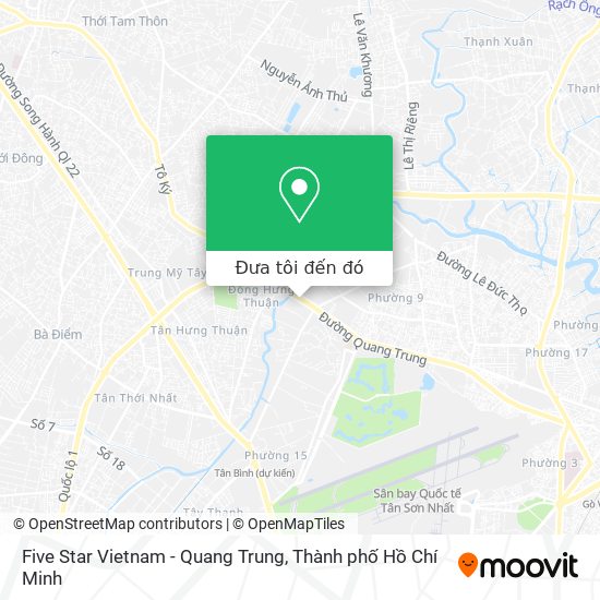 Bản đồ Five Star Vietnam - Quang Trung