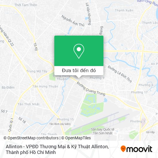 Bản đồ Allinton - VPĐD Thương Mại & Kỹ Thuật Allinton