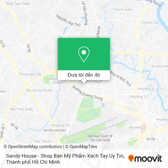 Bản đồ Sandy House - Shop Bán Mỹ Phẩm Xách Tay Uy Tín
