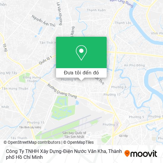 Bản đồ Công Ty TNHH Xây Dựng-Điện Nước Văn Kha