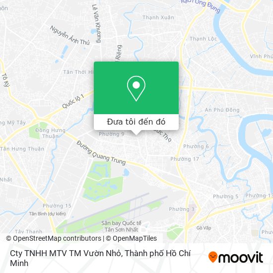 Bản đồ Cty TNHH MTV TM Vườn Nhỏ