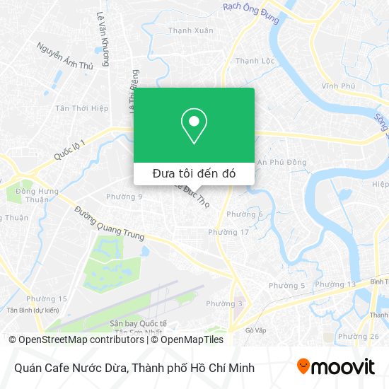 Bản đồ Quán Cafe Nước Dừa