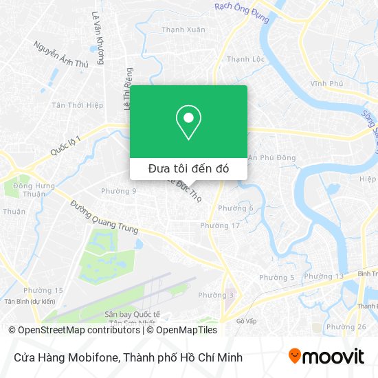 Bản đồ Cửa Hàng Mobifone