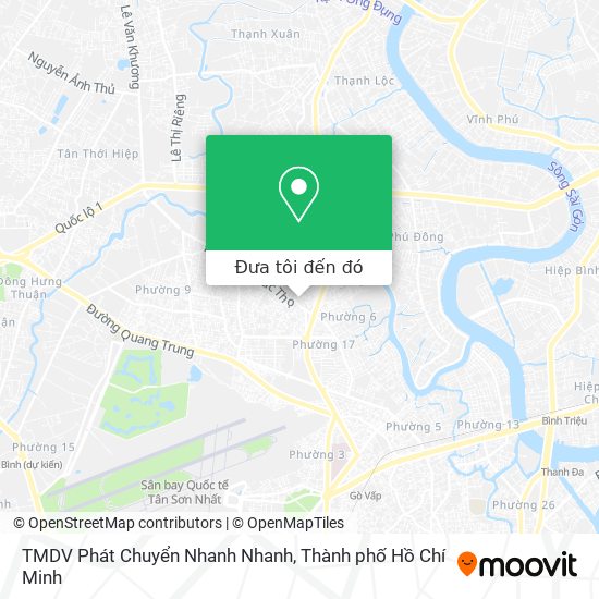 Bản đồ TMDV Phát Chuyển Nhanh Nhanh