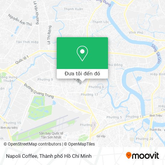 Bản đồ Napoli Coffee