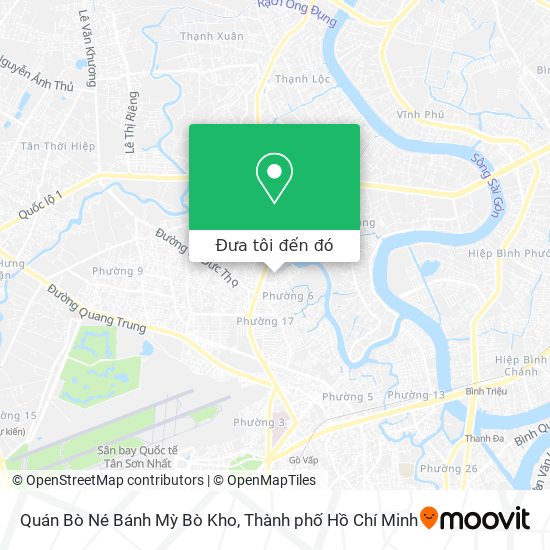 Bản đồ Quán Bò Né Bánh Mỳ Bò Kho