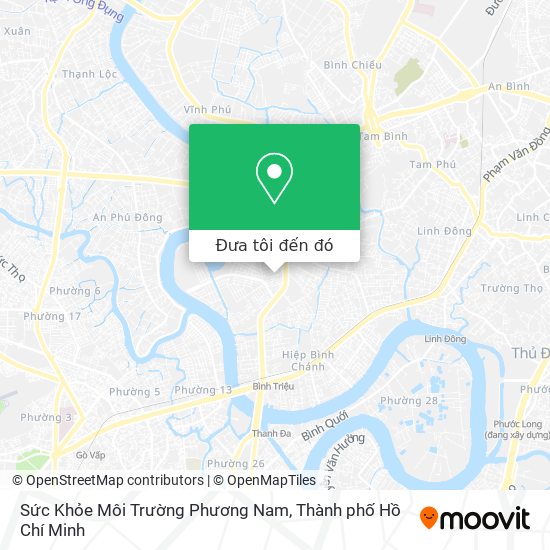 Bản đồ Sức Khỏe Môi Trường Phương Nam