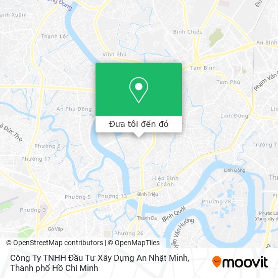 Bản đồ Công Ty TNHH Đầu Tư Xây Dựng An Nhật Minh