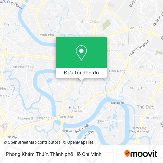 Bản đồ Phòng Khám Thú Y