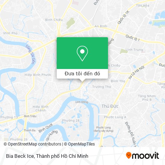 Bản đồ Bia Beck Ice