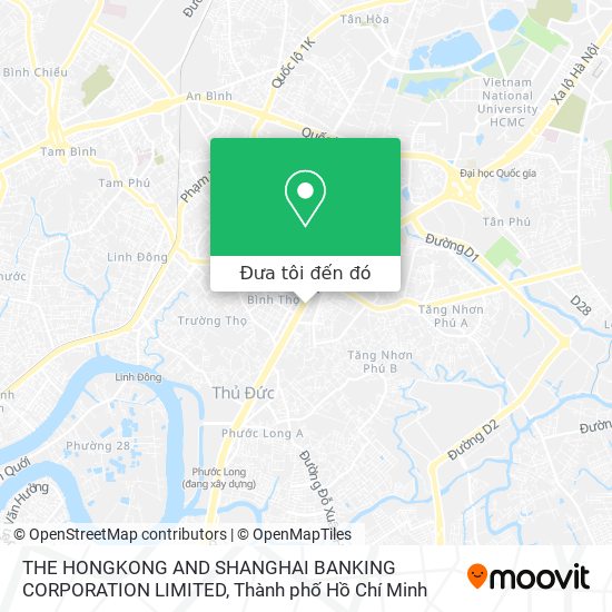 Bản đồ THE HONGKONG AND SHANGHAI BANKING CORPORATION LIMITED