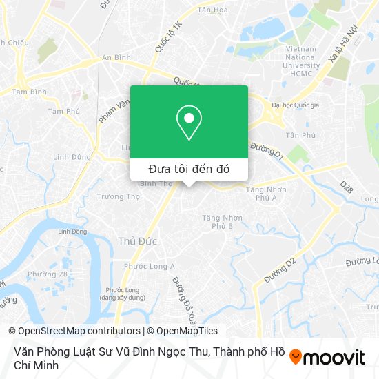 Bản đồ Văn Phòng Luật Sư Vũ Đình Ngọc Thu