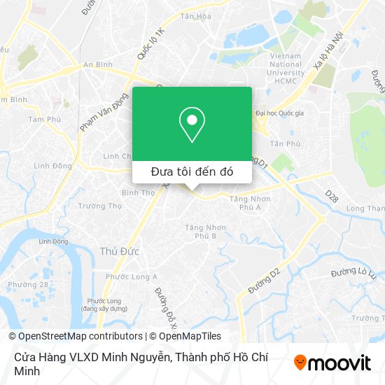 Bản đồ Cửa Hàng VLXD Minh Nguyễn
