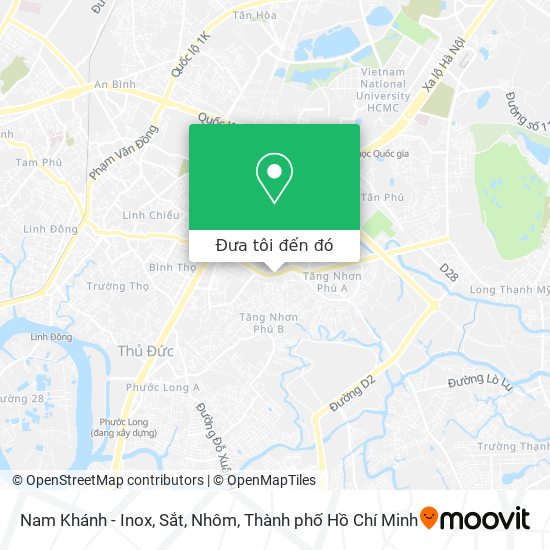 Bản đồ Nam Khánh - Inox, Sắt, Nhôm