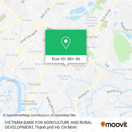 Bản đồ VIETNAM BANK FOR AGRICULTURE AND RURAL DEVELOPMENT