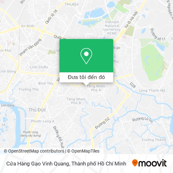 Bản đồ Cửa Hàng Gạo Vinh Quang