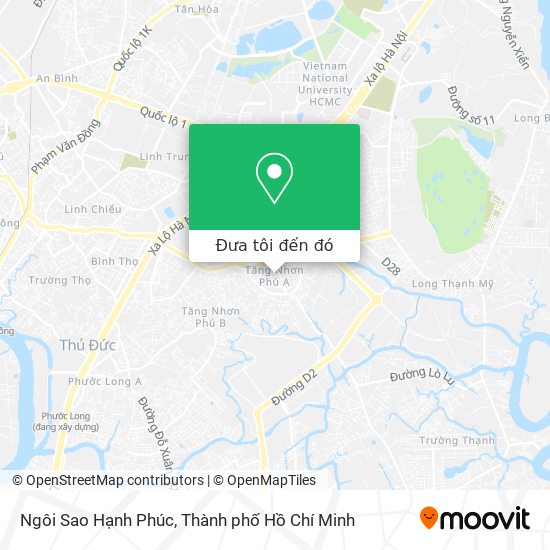 Bản đồ Ngôi Sao Hạnh Phúc