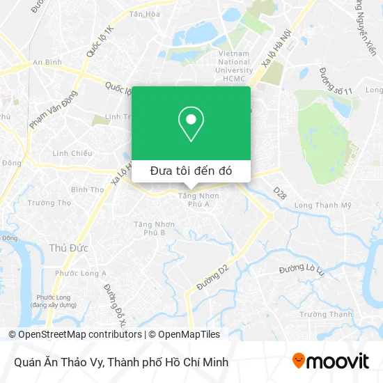 Bản đồ Quán Ăn Thảo Vy