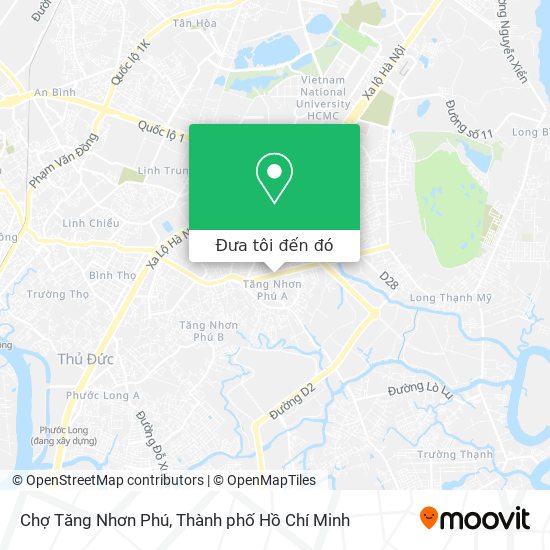 Bản đồ Chợ Tăng Nhơn Phú