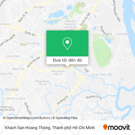 Bản đồ Khách Sạn Hoàng Thông