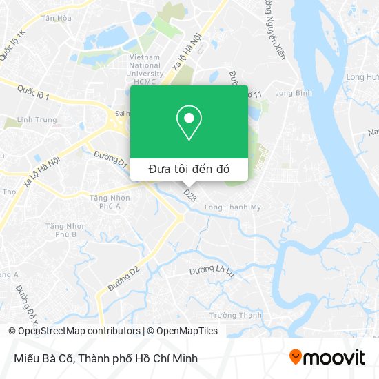 Bản đồ Miếu Bà Cố