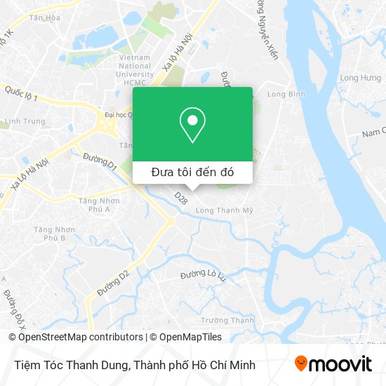 Bản đồ Tiệm Tóc Thanh Dung