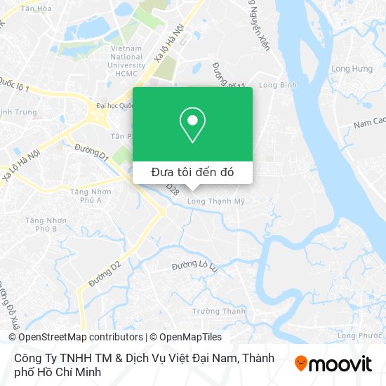 Bản đồ Công Ty TNHH TM & Dịch Vụ Việt Đại Nam