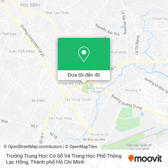 Bản đồ Trường Trung Học Cơ Sở Và Trung Học Phổ Thông Lạc Hồng