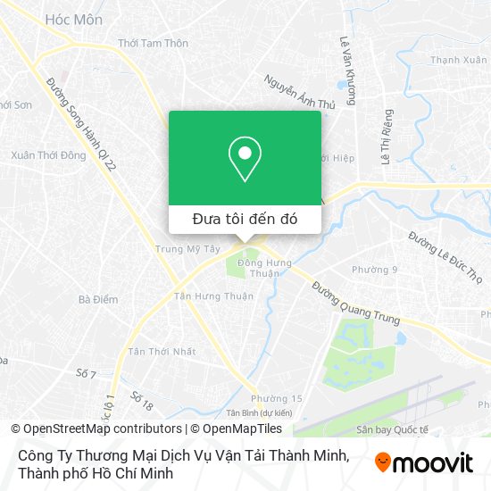 Bản đồ Công Ty Thương Mại Dịch Vụ Vận Tải Thành Minh