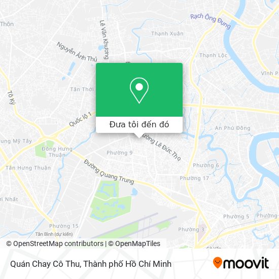 Bản đồ Quán Chay Cô Thu