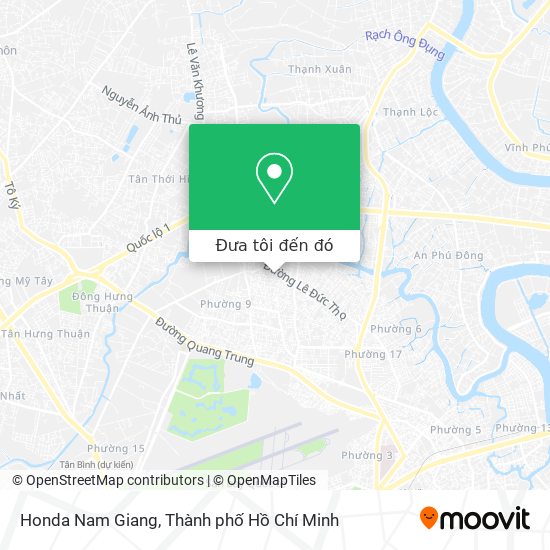 Bản đồ Honda Nam Giang
