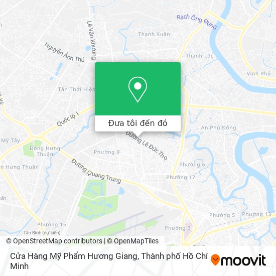 Bản đồ Cửa Hàng Mỹ Phẩm Hương Giang