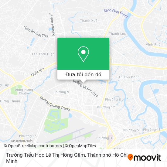 Bản đồ Trường Tiểu Học Lê Thị Hồng Gấm