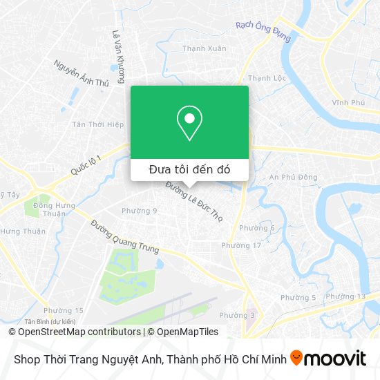 Bản đồ Shop Thời Trang Nguyệt Anh