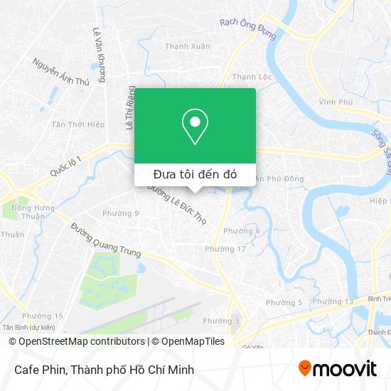 Bản đồ Cafe Phin