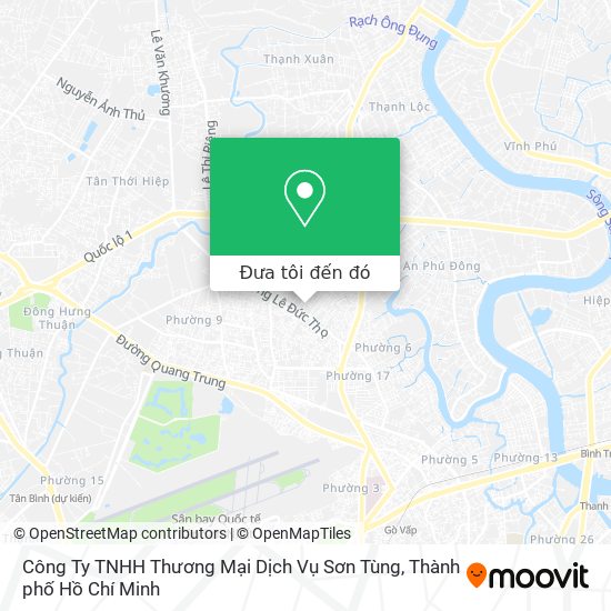 Bản đồ Công Ty TNHH Thương Mại Dịch Vụ Sơn Tùng