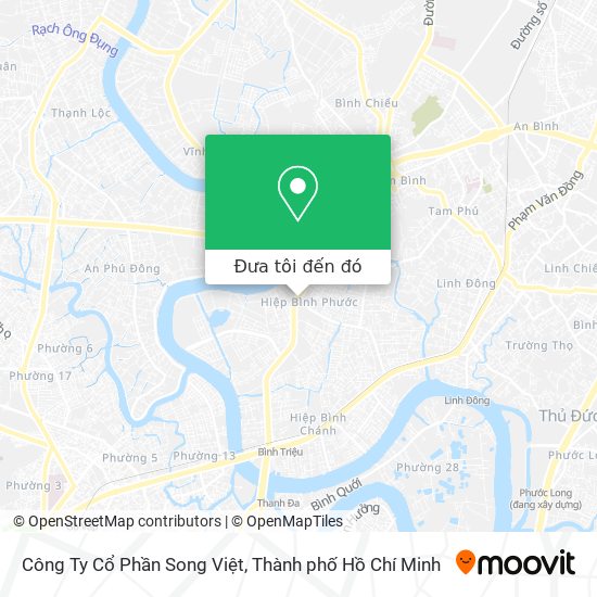 Bản đồ Công Ty Cổ Phần Song Việt