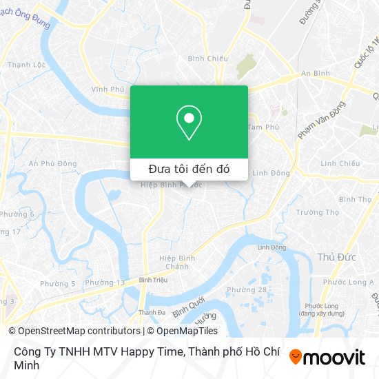 Bản đồ Công Ty TNHH MTV Happy Time