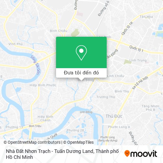 Bản đồ Nhà Đất Nhơn Trạch - Tuấn Dương Land