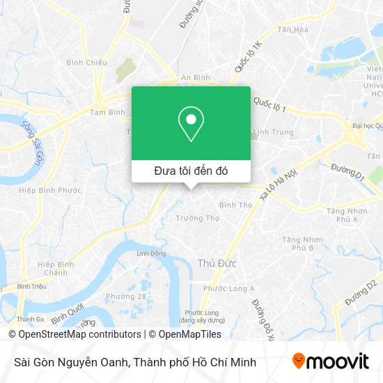 Bản đồ Sài Gòn Nguyễn Oanh