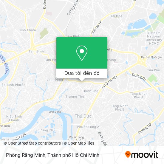 Bản đồ Phòng Răng Minh