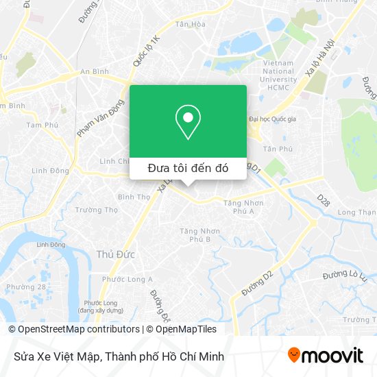 Bản đồ Sửa Xe Việt Mập