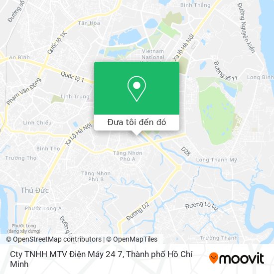 Bản đồ Cty TNHH MTV Điện Máy 24 7