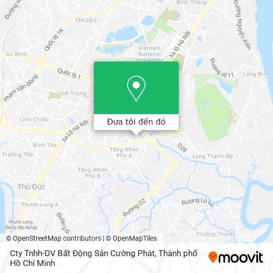 Bản đồ Cty Tnhh-DV Bất Động Sản Cường Phát
