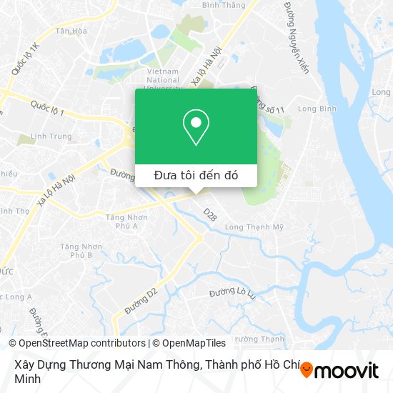 Bản đồ Xây Dựng Thương Mại Nam Thông